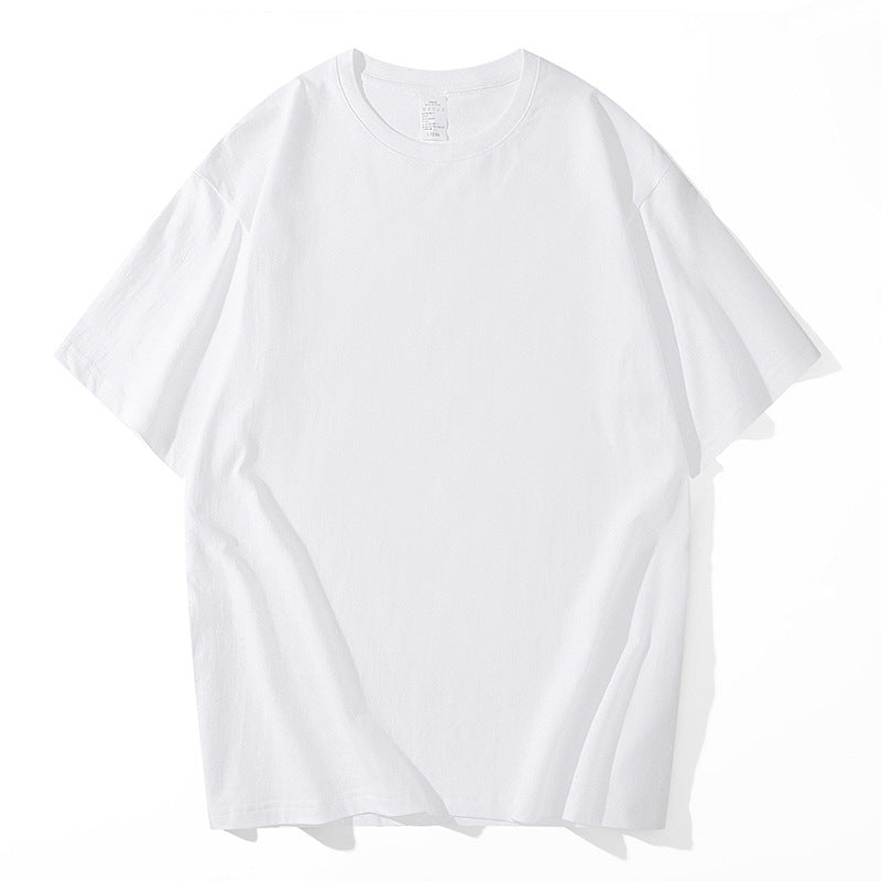 Ice Silk Short-sleeved T-shirt Men's Summer Fashionable Half-sleeved Men's Ice-sensitive Splash-ink T-shirt for Students and Teenagers