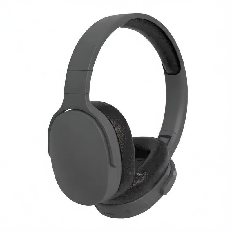 Wireless Over-Ear Bluetooth Headphones with Built-in Mic ? Beige