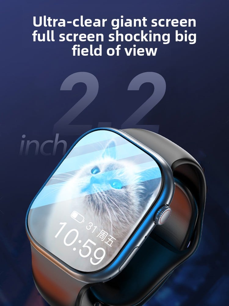 S10 Ultra 3 Smart Watch with AMOLED Display, NFC, Video Calling, Heart Rate Monitor, WiFi, and App Support ? Compatible with Android & iOS
