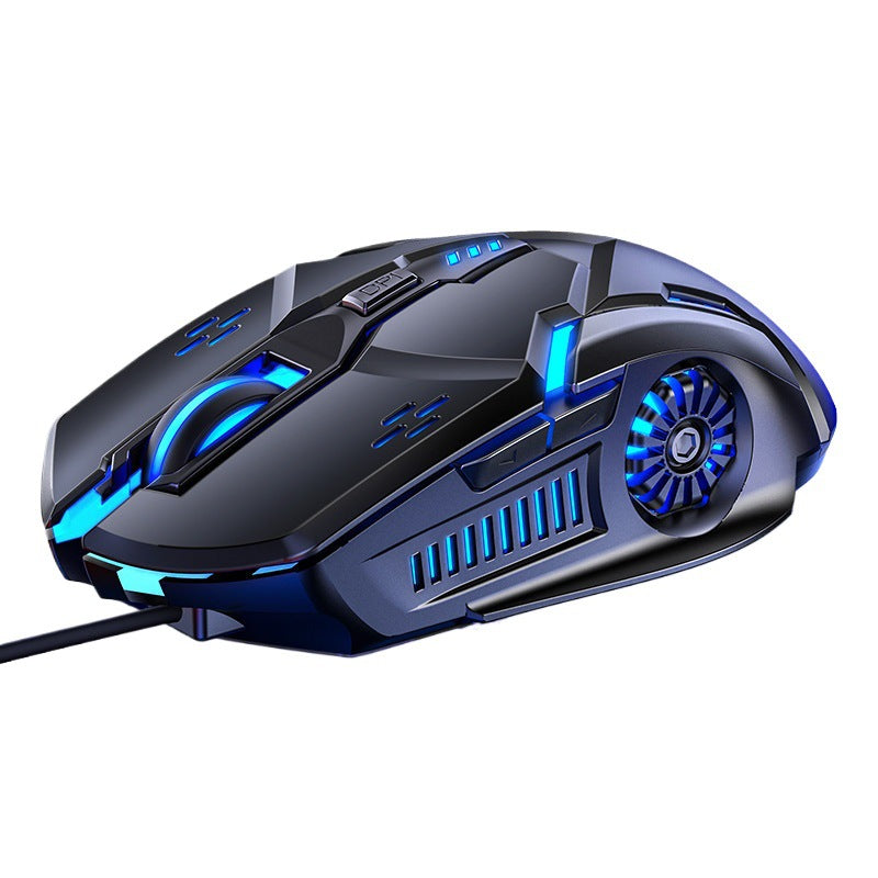 6D Gaming Mouse with Colorful Breathing Lights