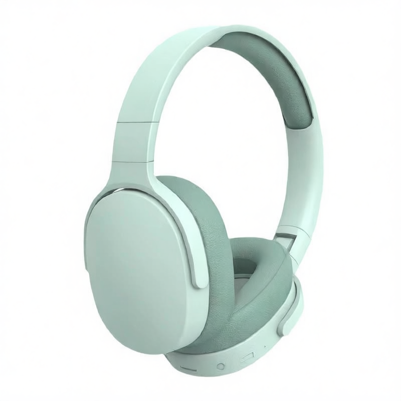 Wireless Over-Ear Bluetooth Headphones with Built-in Mic ? Beige